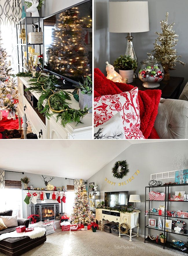 Christmas Holiday Home Tour TidyMom.net