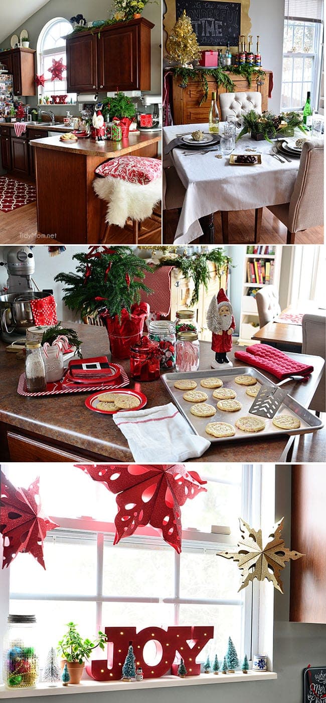 Christmas Holiday Kitchen at TidyMom.net