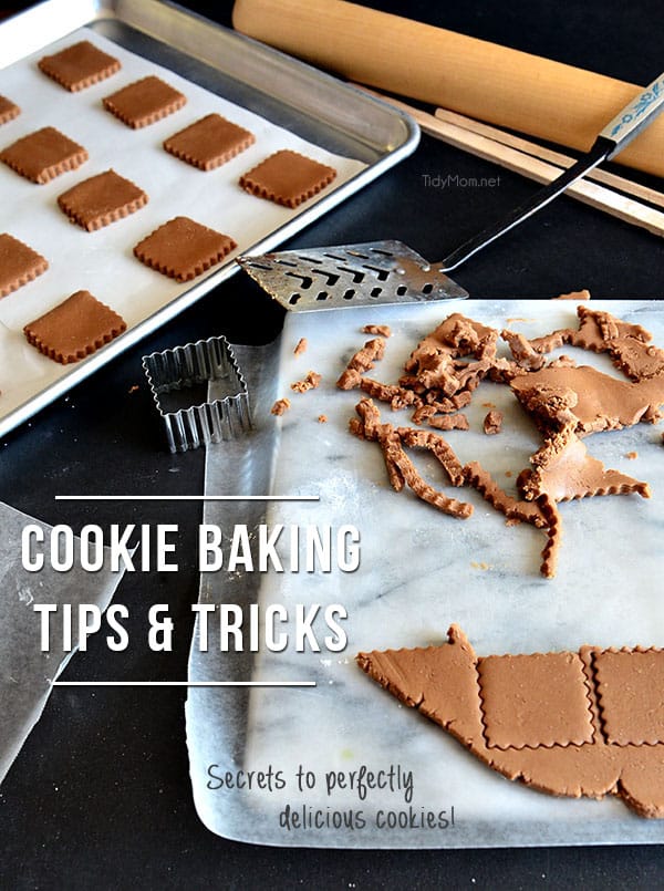 Improve the odds of having your cookies turn out great every time with these Cookie Baking Secrets I've shared over the year for perfectly delicious cookies. at TidyMom.net