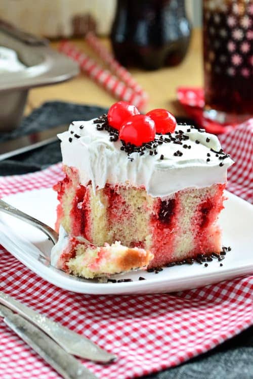 Chocolate Cherry Coke Cake | Just A Pinch Recipes