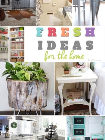Fresh Ideas for the home at TidyMom.net