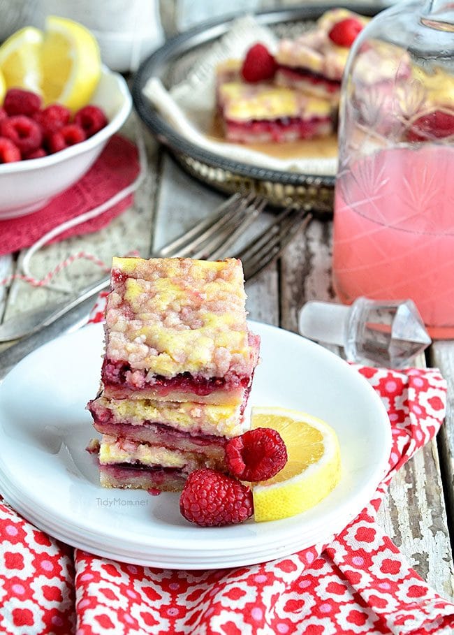 Raspberry Lemonade Bars image