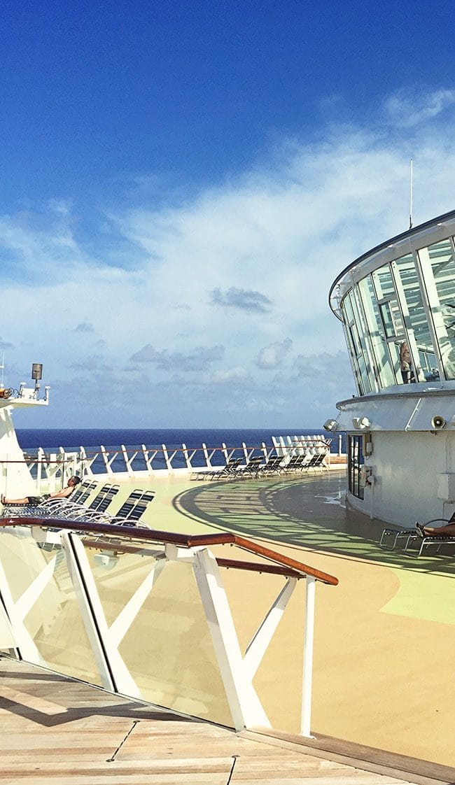 Royal Caribbean Oasis of the Seas cruise ship quiet spot
