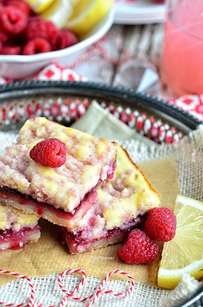 Raspberry Lemonade Bars recipe picture