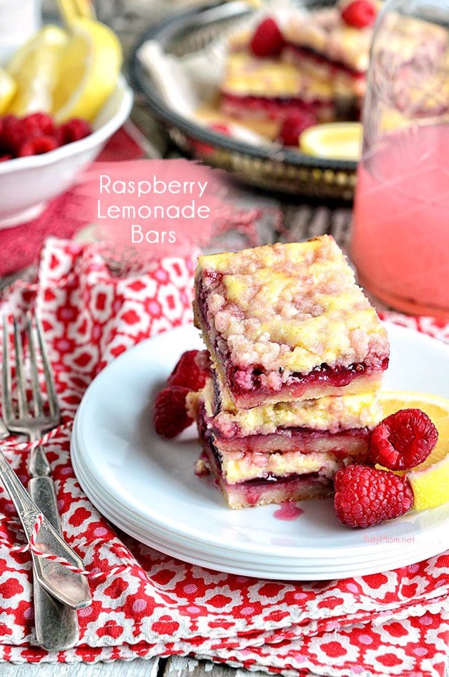 raspberry lemonade bars