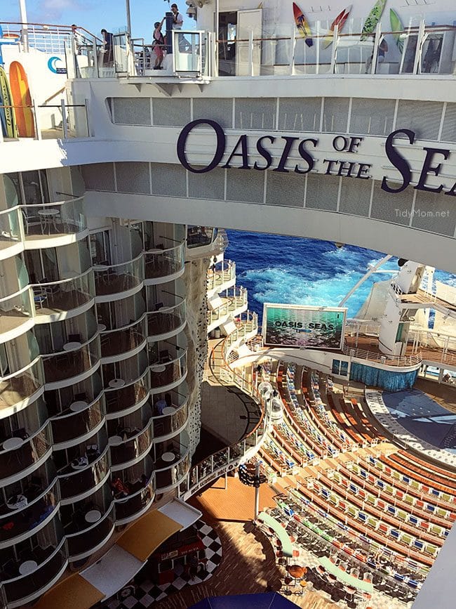 Aquatheater onboard Royal Caribbean Oasis of the Seas cruise ship. image