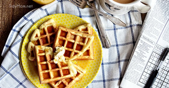 Buttermilk Waffles Recipe | TidyMom