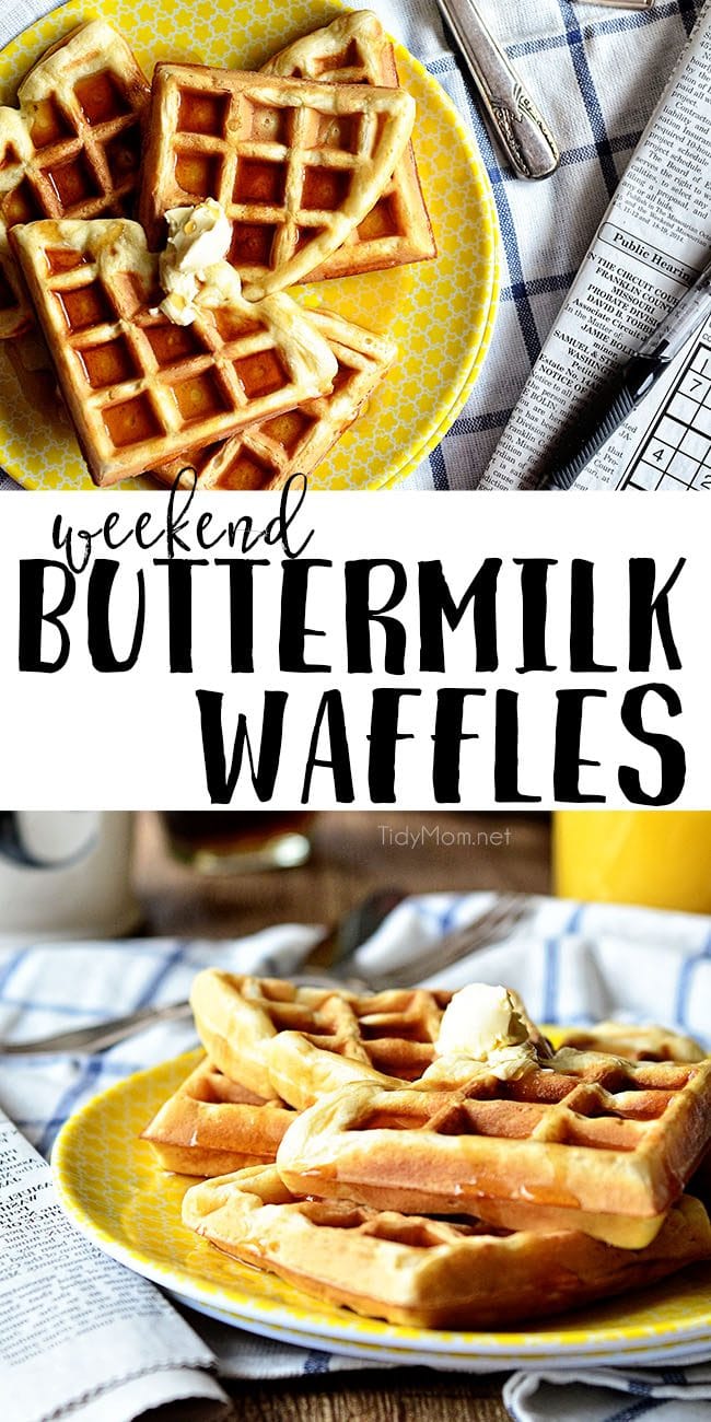 Buttermilk Waffles on a plate