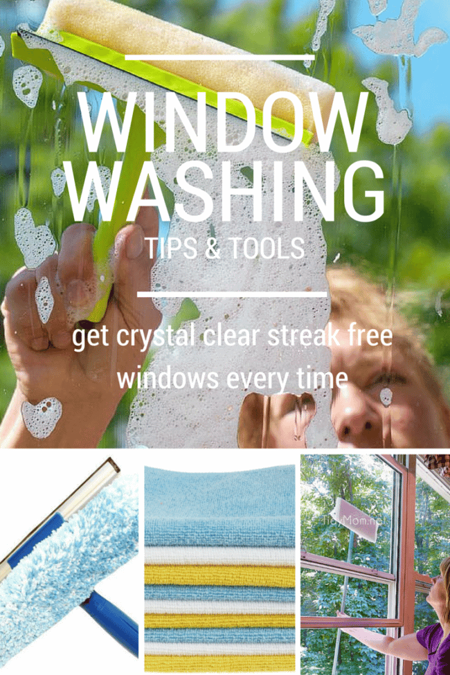 Window Washing Tips & Tools for crystal clear, streak free windows every time!