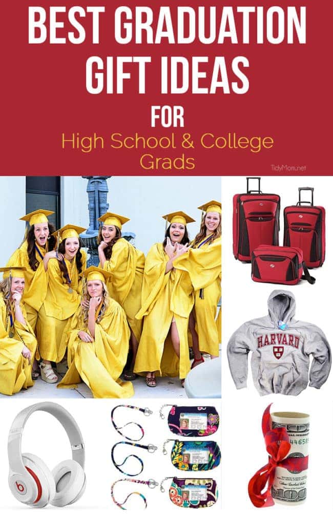 BEST Graduation Gift Ideas for High School & College Grads! TidyMom.net