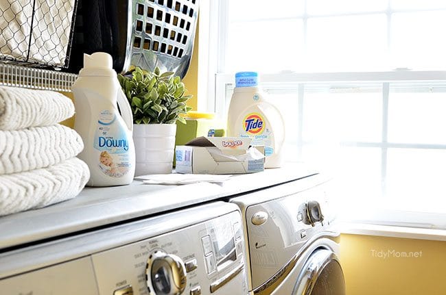 Free & Gentle laundry products are free of dyes and perfumes with all the cleaning power you'd expect.  learn more at TidyMom.net