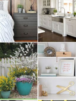 Fresh Spring Inspiration for your home. From the garden and front door, to bathrooms and kitchens, be inspired by these fresh ideas at TidyMom.net