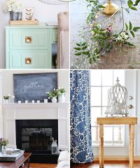 Spring ideas for the home at TidyMom.net