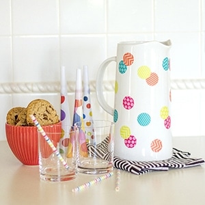 DIY-Polka-Dot-Pitcher