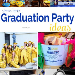 Stress Free Graduation Party ideas at TidyMom.net
