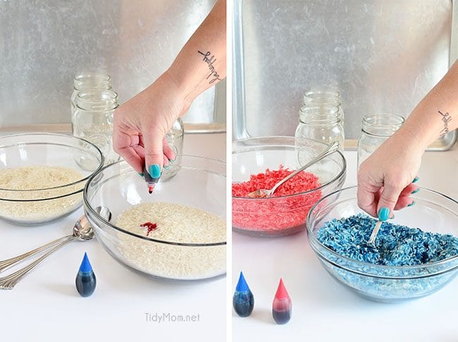 How to Make Colored Rice at TidyMom.net