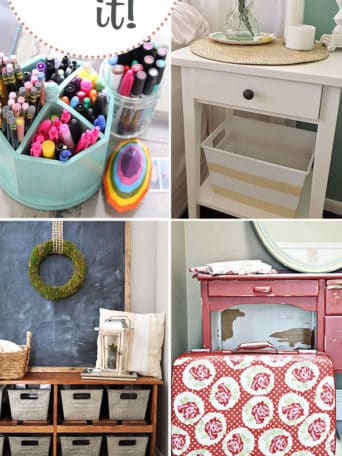 Organize it with these DIY ideas at TidyMom.net