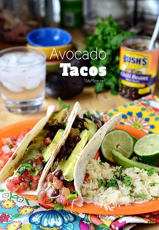 Avocado Tacos recipe at TidyMom.net