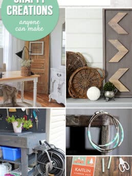 Be inspired!! 8 Crafty Creations anyone can make! details at TidyMom.net