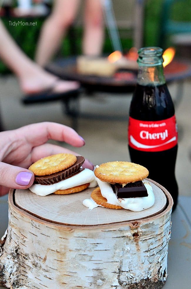 Gourmet S'mores Party at TidyMom.net