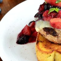 grilled turkey burger