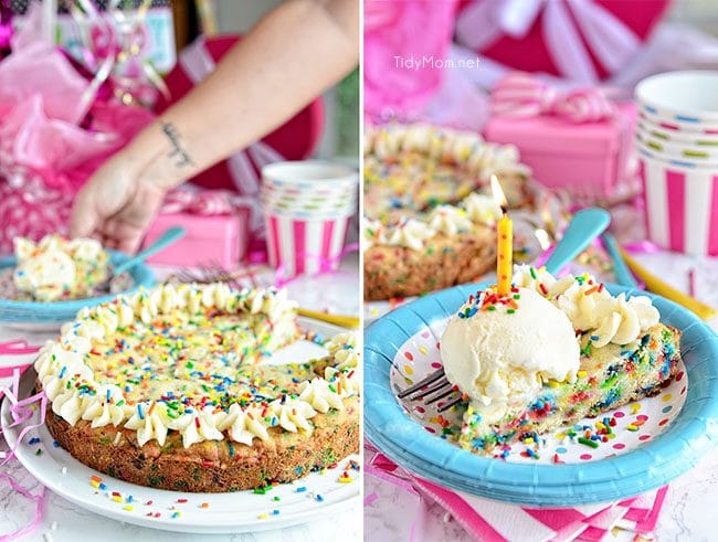 BIRTHDAY SUGAR COOKIE CAKE 