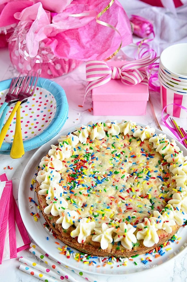 Birthday Sprinkle Sugar Cookie Dippers