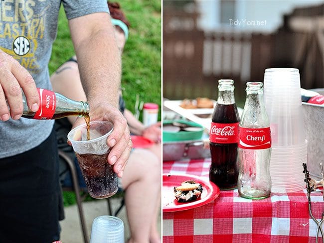 Gourmet S'mores Party + ice cold Coke at TidyMom.net