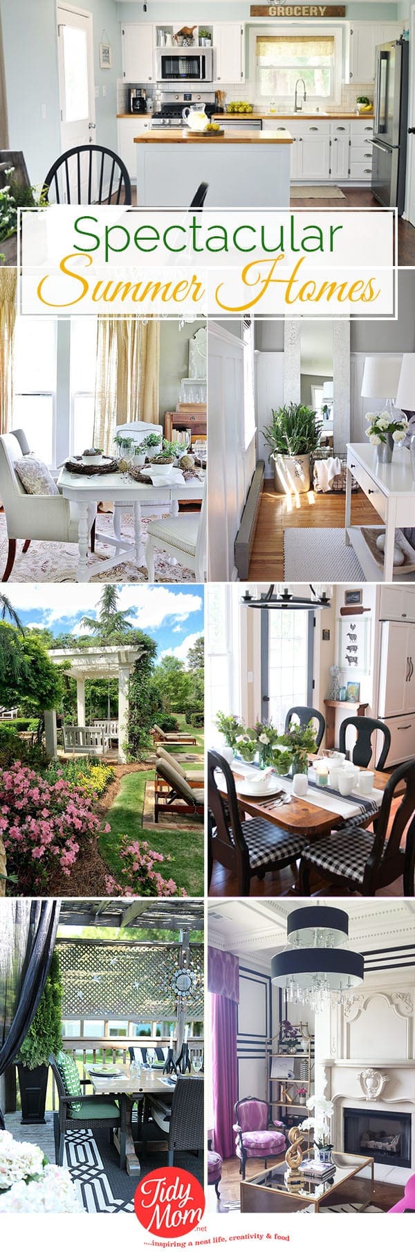 SPECTACULAR SUMMER HOMES at TidyMom.net