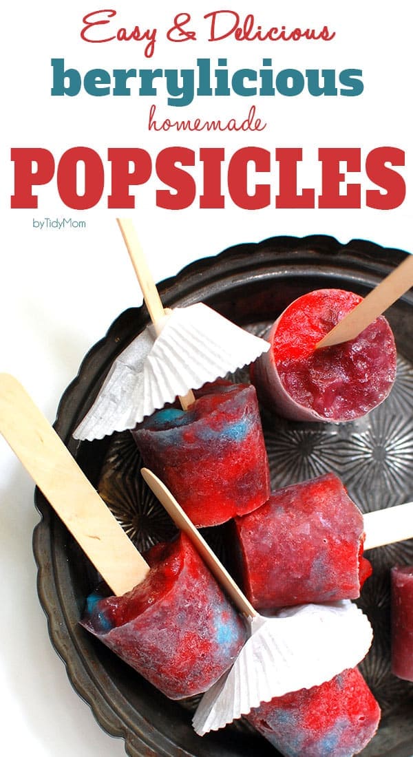 Easy & Delicious Berrylicious Homemade Popsicles recipe