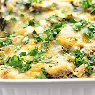 Chicken and Spinach Enchiladas