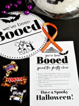 You’ve Been Booed free printables for Halloween Boo Basket at TidyMom.net