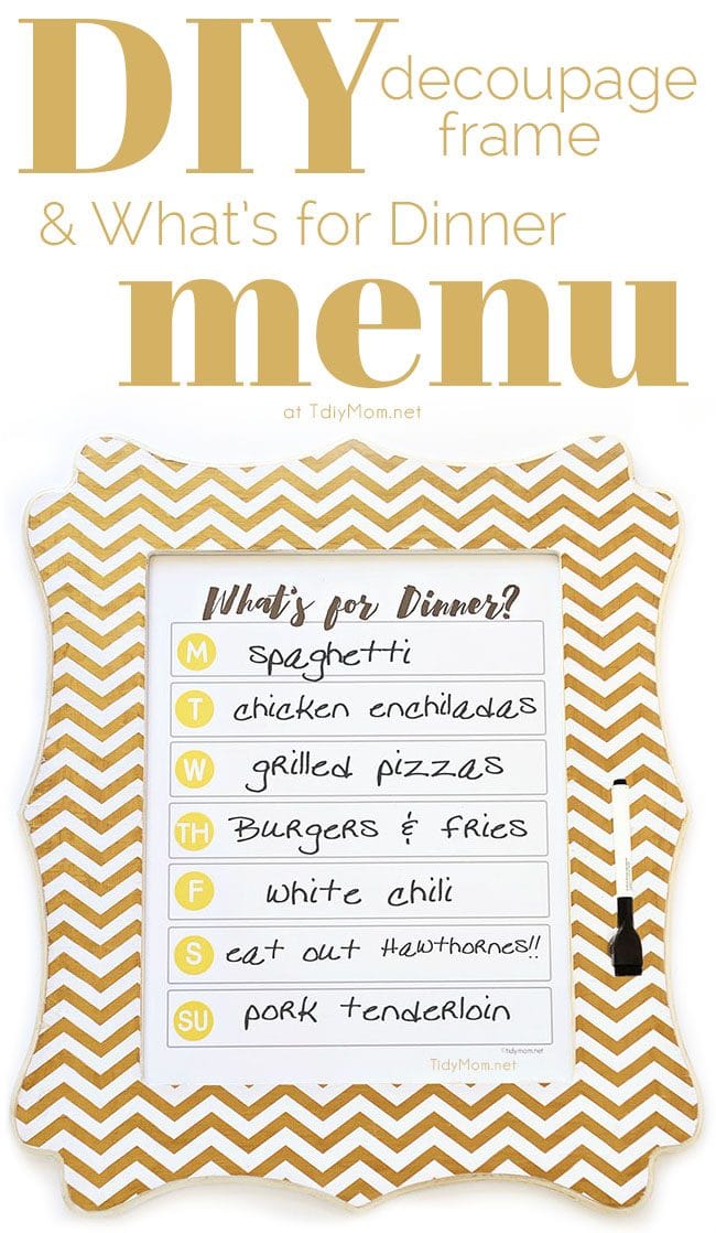 How To - DIY Menu Boards