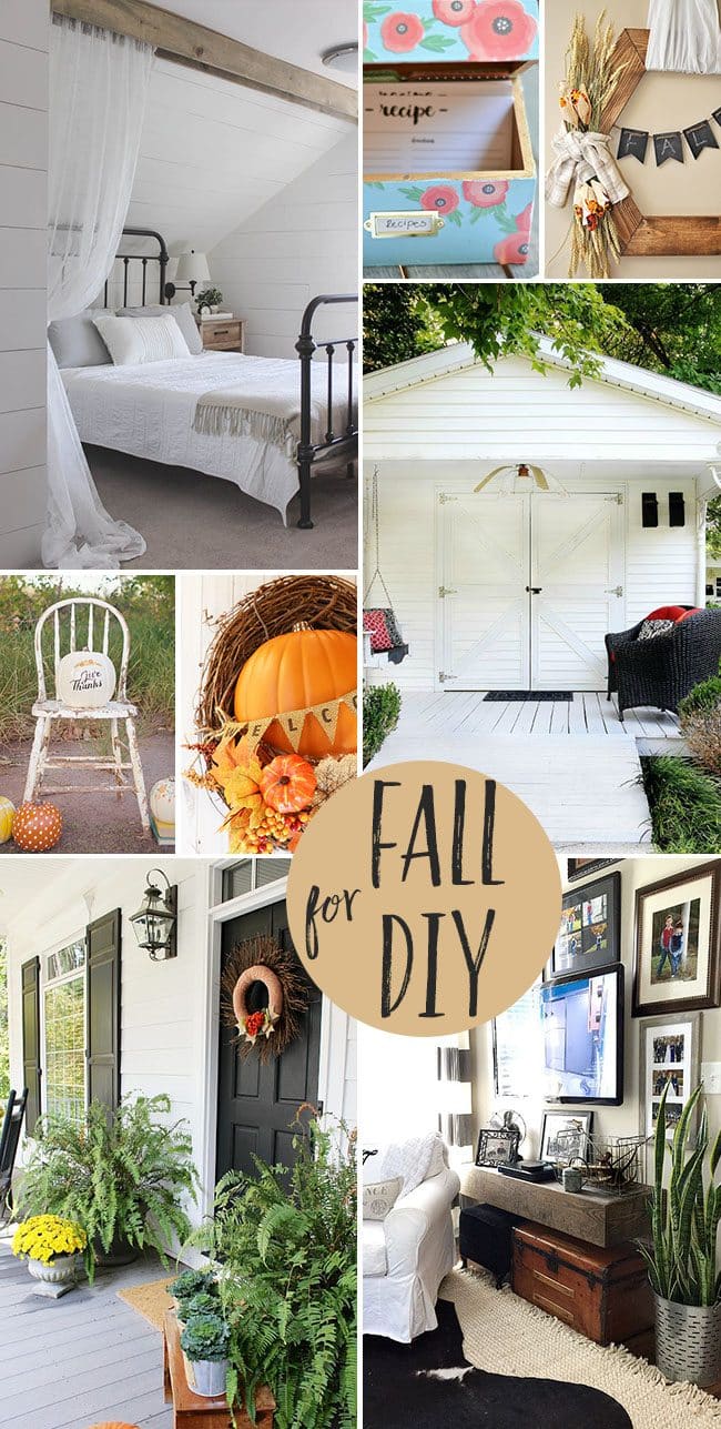 Fall for DIY….projects for your fall home at TidyMom.net