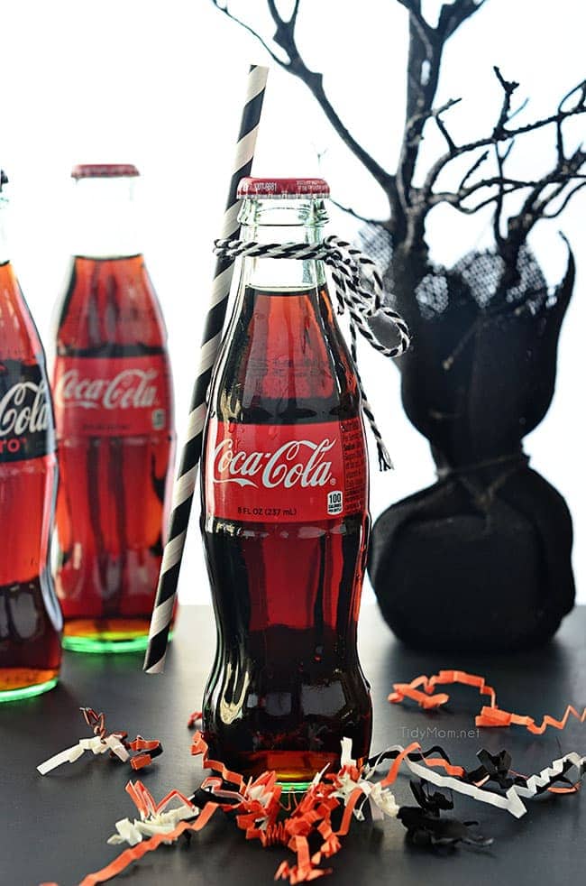  Panier de Boo d'Halloween Coca-Cola avec gratuit Vous avez été hué imprimable à TidyMom.net 