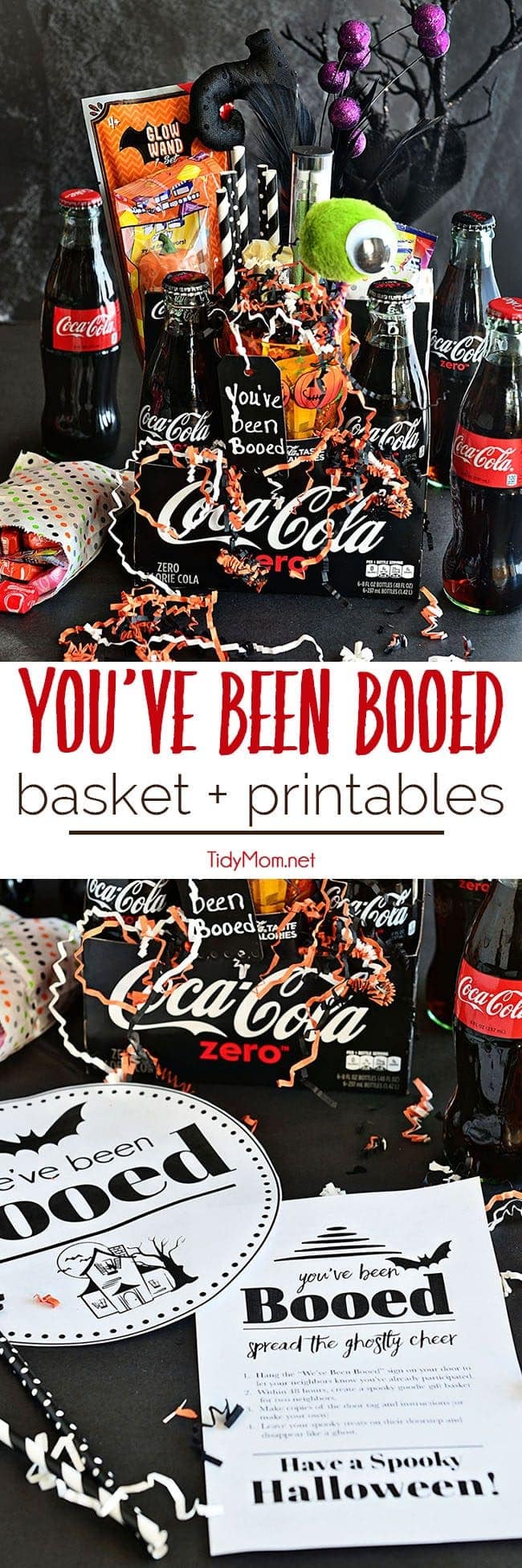 Have fun with your neighbors – You’ve Been BOOed!  This Halloween surprise is fun way to create excitement and smiles around your neighborhood.You’ve Been Booed free printables for Halloween Boo Basket at TidyMom.net