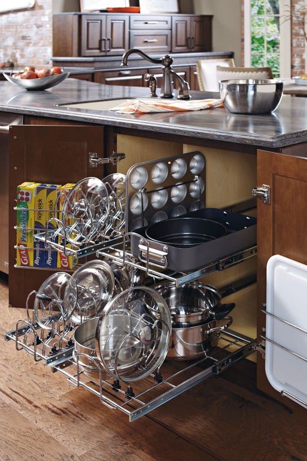 Smart Organized Kitchen Cabinets