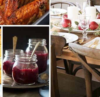 Easy Thanksgiving Table - favorite recipes and table ideas at TidyMom.net