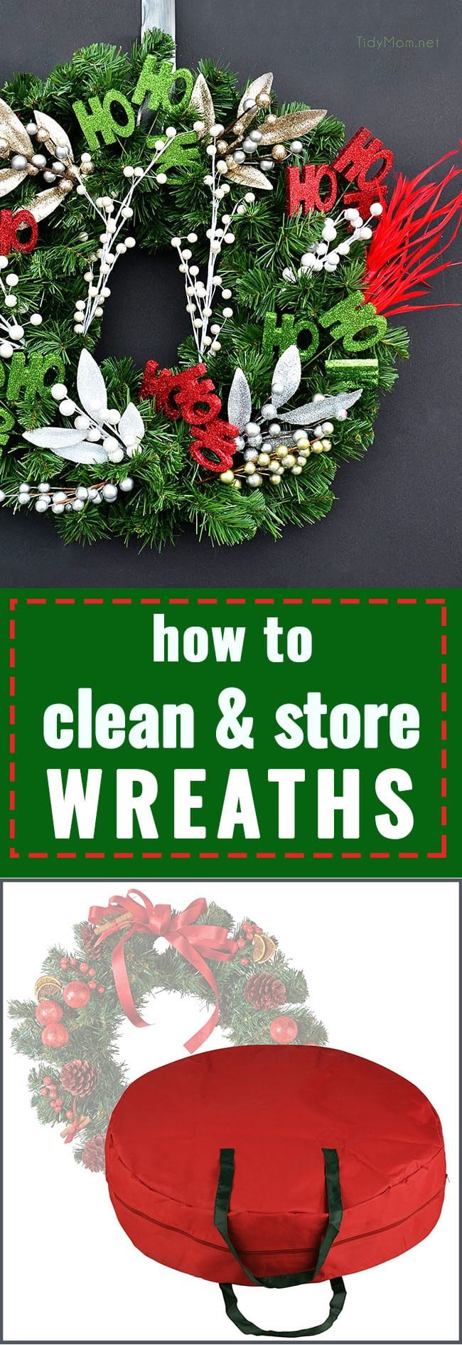 How to Clean & Store Wreaths