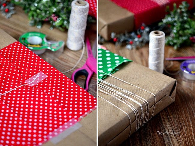 Easy Holiday Gift Wrapping with Scotch-Brand and TidyMom.net