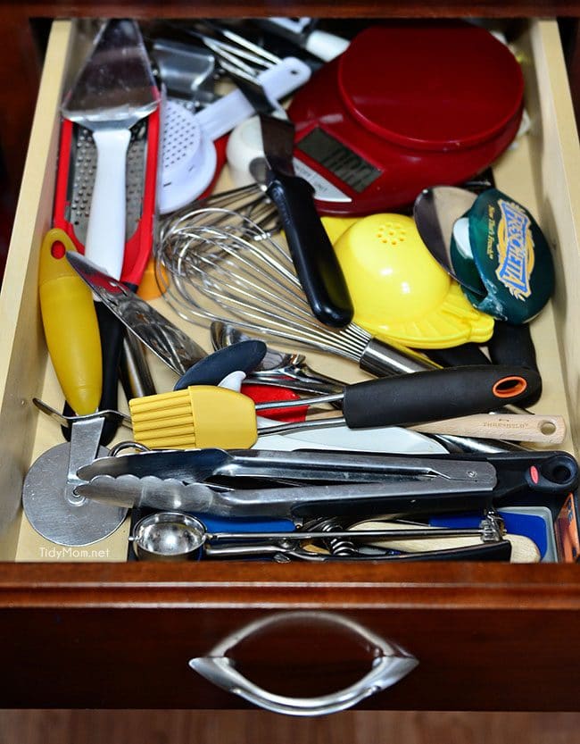 Take Back Kitchen Drawer Organization at TidyMom.net