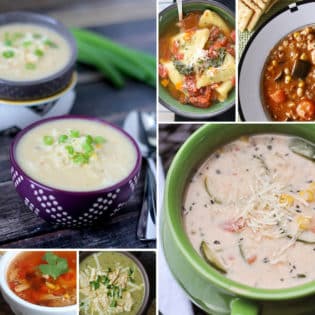 8 Super Delicious Soup recipes for a cozy meal at home. soup recipes at TidyMom.net