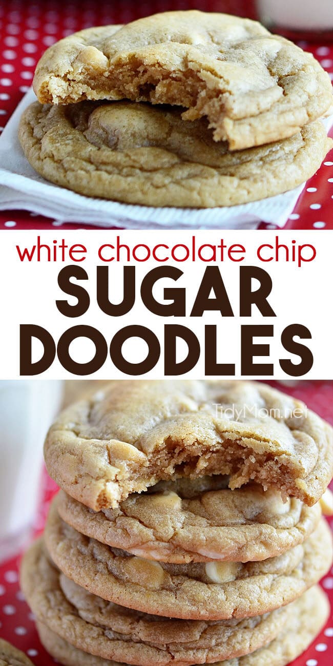 Sugar Doodle cookies photo collage