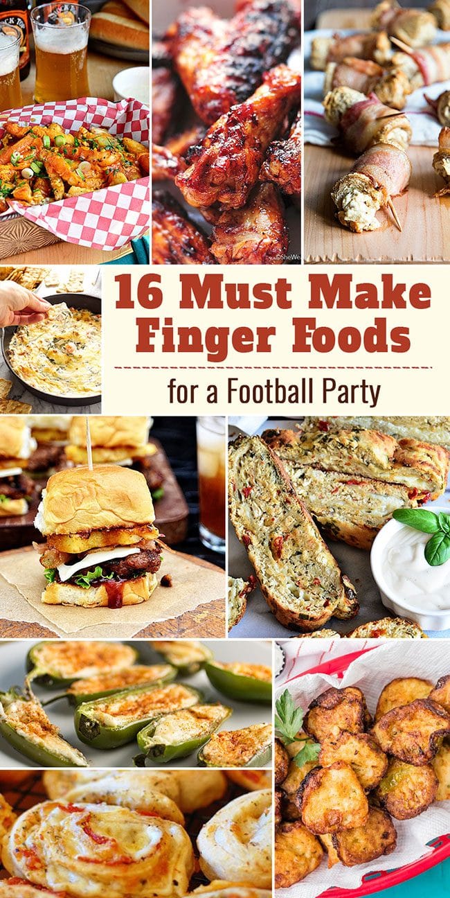 16 Must Make Finger Foods for a Football Party