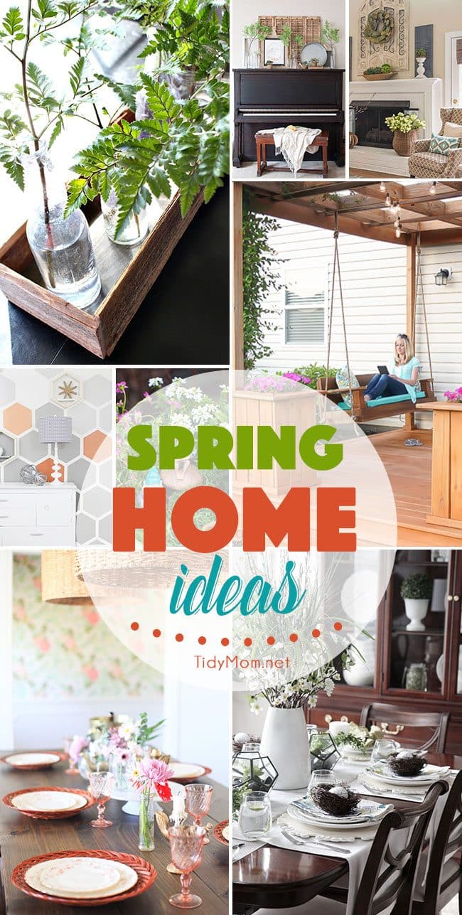 It’s a season of renewal! Find 8 Spring Home Ideas that will breath new life into your decor.