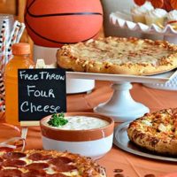 hrow a Basketball tournament watch party at home! Serve DiGIORNO Pizza, several dipping sauces, chips, veggies and cupcakes for stress free planning. ROASTED GARLIC AIOLI RECIPE at TidyMom.net