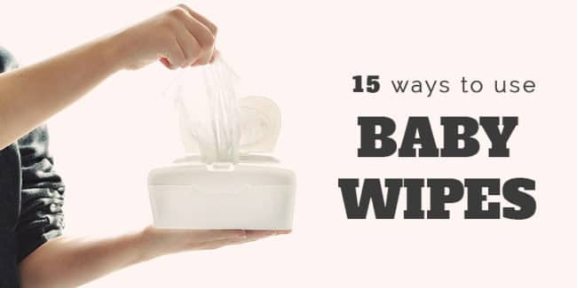 15 brilliant ways to use baby wipes, that have nothing to do with babies. find out more at TidyMom.net