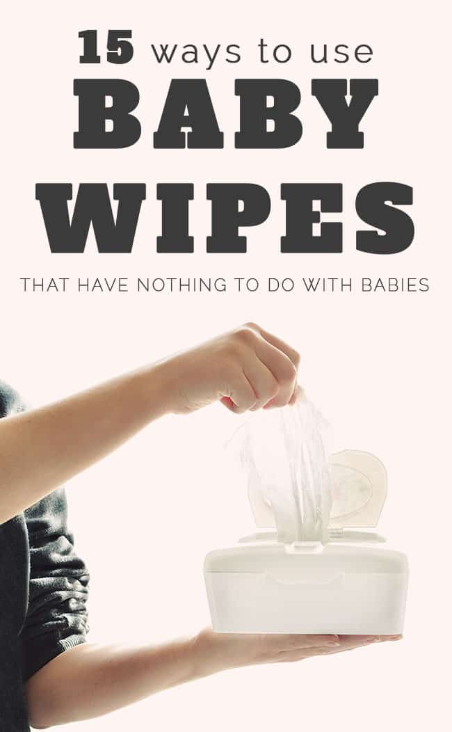 Many people never buy baby wipes until they have children.It doesn't take long to discover the many uses for baby wipes around home and in everyday life. 15 brilliant ways to use baby wipes that have nothing to do with babies! Find out more at TidyMom.net