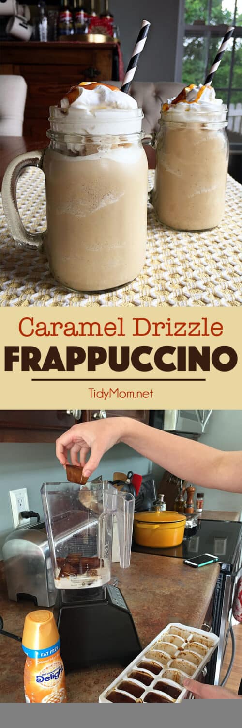 Caramel Drizzle Frappuccino Recipe TidyMom®