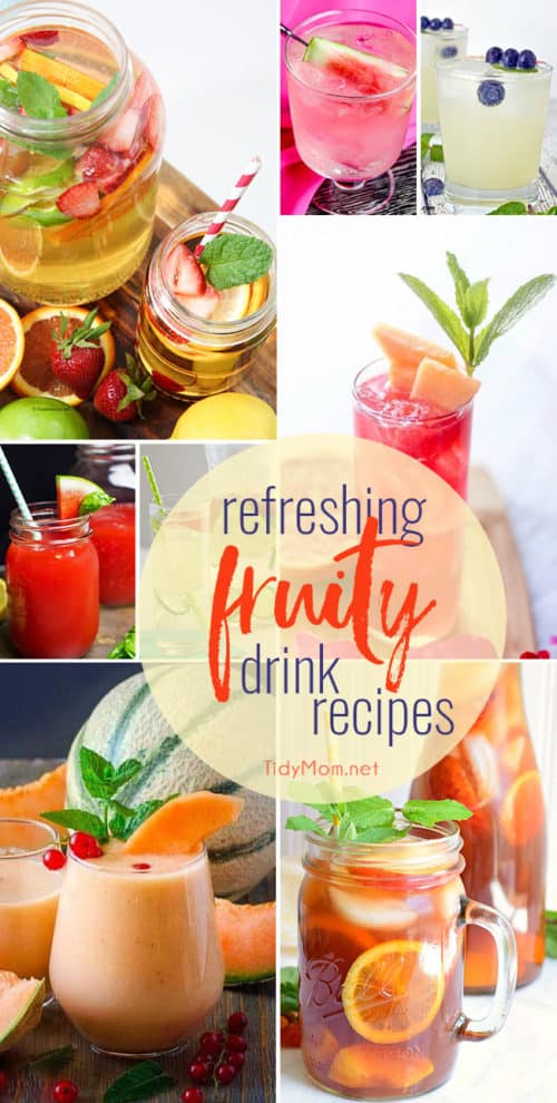 Refreshing Fruity Drink Recipes for Summer - TidyMom®